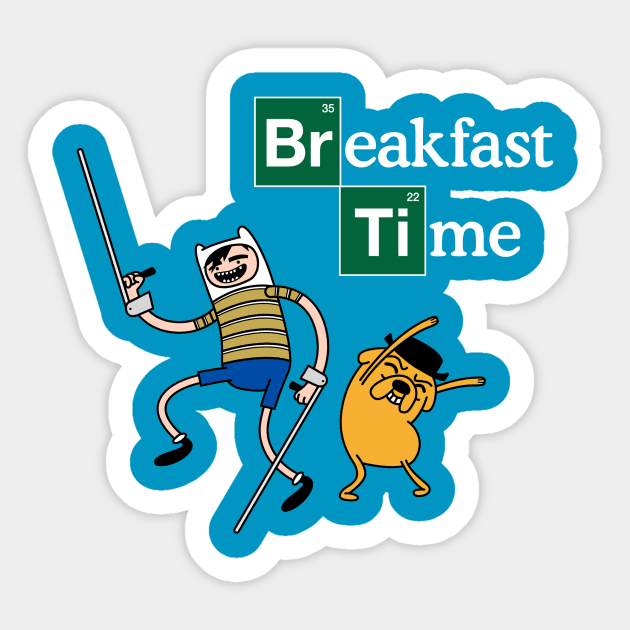 BREAKFAST TIME Sticker by thekinginyellow